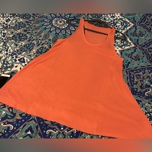 Eileen Fisher Linen tunic orange coral peach M